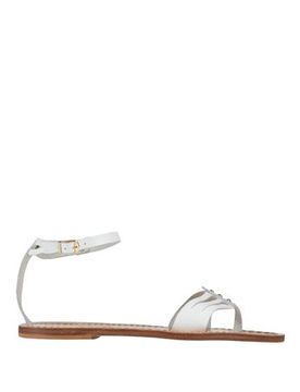 Sandalias de dedo Mujer Blanco 41 Mujer