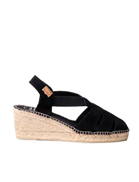 Espadrillas Con Zeppa Trapa Black EU 39