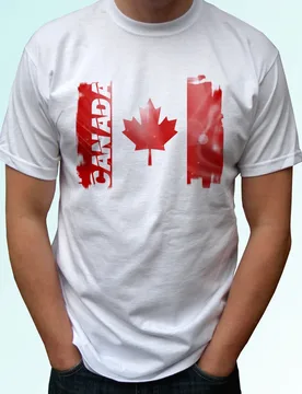 Canada Flag - White T Shirt Top Country Design - Mens Womens Kids & Baby Sizes Breathable Top, Loose Casual Mens T-shirt S-3XL - Aliexpress - FashionsVida