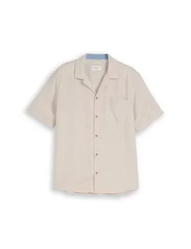 Structured cotton linen shirt male - XL - FashionsVida