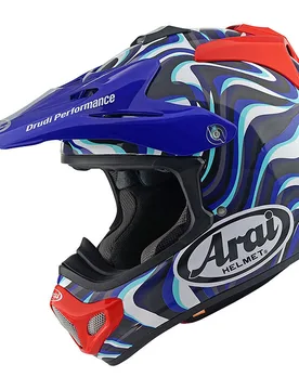 Casco Moto Cross Enduro MX-V EVO Stream Blu taglia L - Arai - FashionsVida