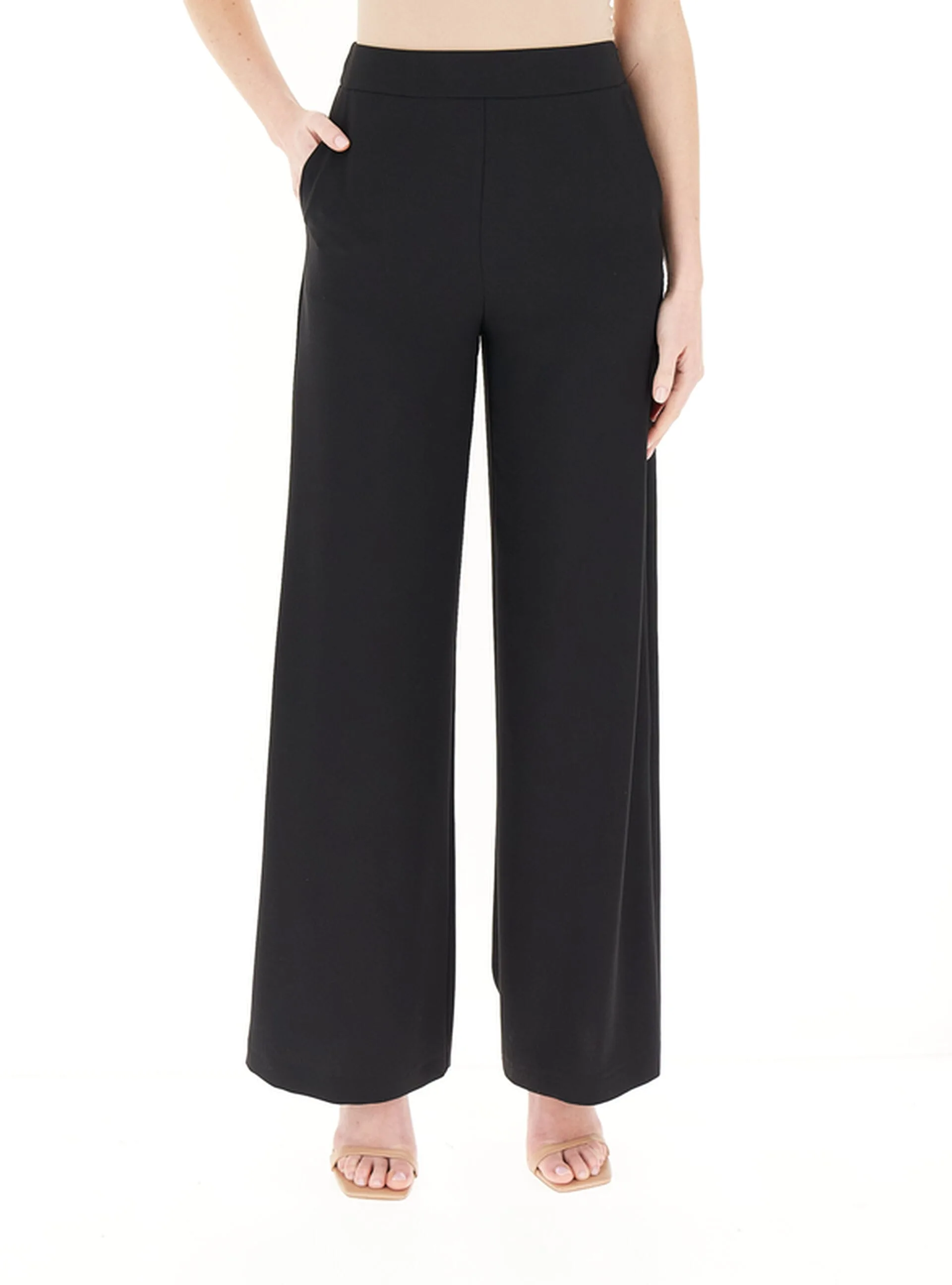 Pantalone a palazzo NERO 42 - Patrizia pepe - FashionsVida