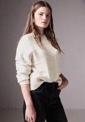 Street One Chunky Sweater female Weiß