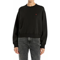 Sudadera de mujer de cuello redondo