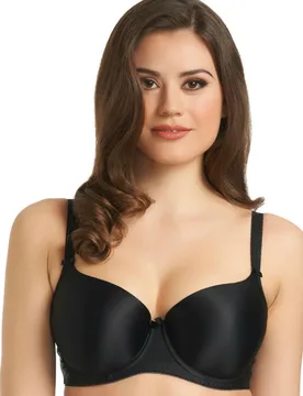 Womens Deco Moulded Half Cup Bra - Black - Size 32b - Freya - FashionsVida