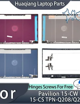 LCD Back Cover For Pavilion 15-CW 15-CS TPN-Q208 Top Case Front Bezel Hinges Laptop Parts Replace Black/Gray - Aliexpress - FashionsVida