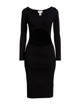 Midi-Kleid Damen Schwarz ONESIZE Damen - VICOLO - FashionsVida