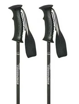Bâtons Rental Carbon Black / Blue 115 cm Homme