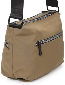 Bandolera Shine grande color khaki de mujer - Kcb - FashionsVida