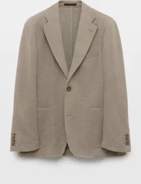 Chaqueta de hombre sport punto estructura fit slim - Emidio Tucci - FashionsVida
