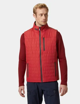 Men's Crew Insulator Vest Red XL - Red - Male - Helly Hansen - FashionsVida
