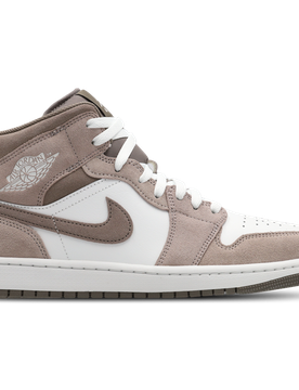Aj1 Mid Herren Sneaker - Braun - Größe 42.5 - Leder, Synthetik Brown 42.5