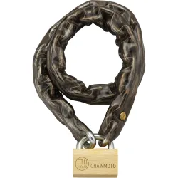Cadena Antirrobo de Acero Loops Ø 8 mm con Candado