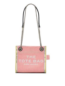 La borsa tote a tracolla con catena di jeans