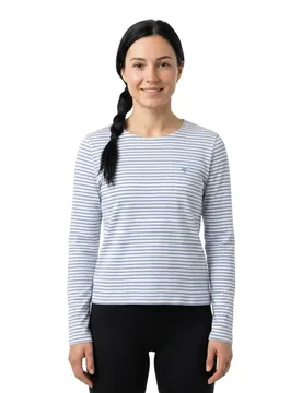 T-shirt à Manches Longues 26026235 Cornflower Blue 3XL - Fynch Hatton - FashionsVida