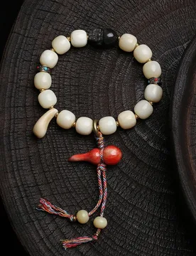 Tibetan return bone barrel beads I strings single-ring obsidian brave half-blood gourd material ware accessoriesvintage bracelet - Aliexpress - FashionsVida