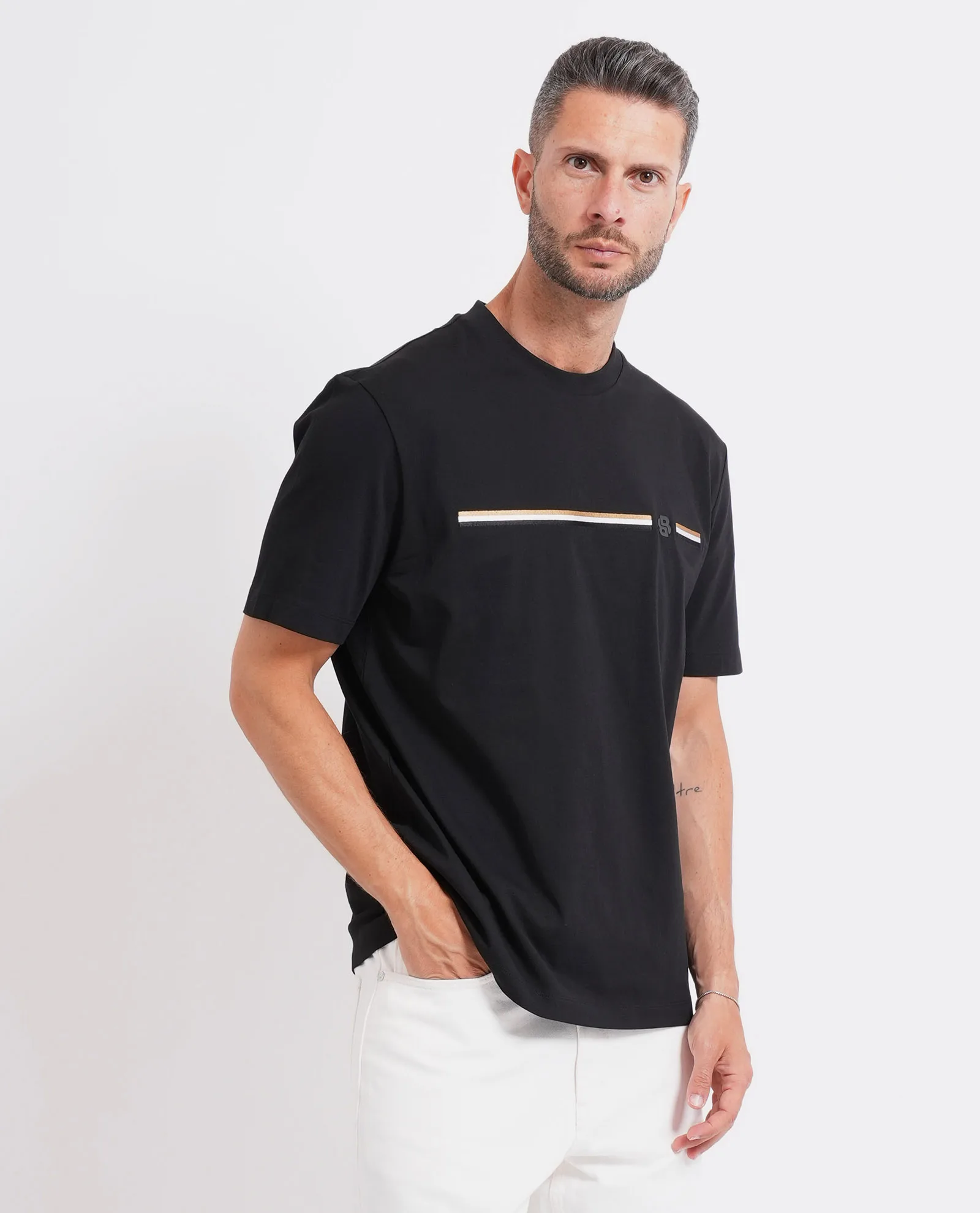 BOSS T-shirt e Polo Nero - BOSS - FashionsVida