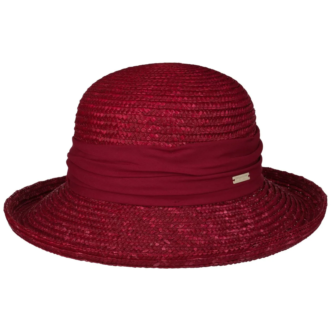 Dilara Straw Hat by - dark red - Damen - Size: One Size - Seeberger - FashionsVida