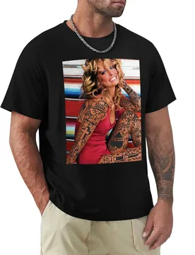 TATTOOED FARRAH FAWCETT T-Shirt Stain Resistant Casual Tee - Aliexpress - FashionsVida