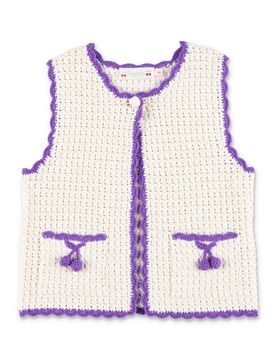 Laila Hand-Crocheted Cardigan