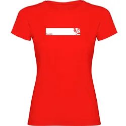 Triathlon Frame Short Sleeve T-shirt Red L Women