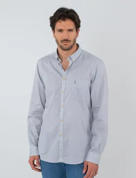 Camisa de hombre estampado geométrico - Florentino - FashionsVida