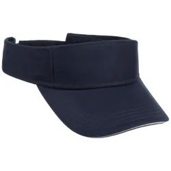 Classic Cotton Visor by - navy - Unisex - Size: One Size