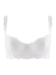Balconette-BH Danse des Sens (Opale) blanc 80C