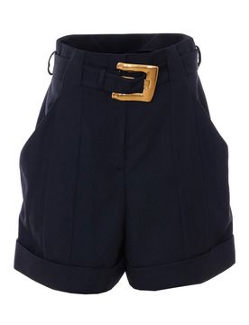 Pantaloncini neri con cintura