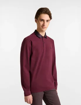Harmont&Blaine - Polo de hombre con cuello estampado manga larga - Harmont&Blaine - FashionsVida