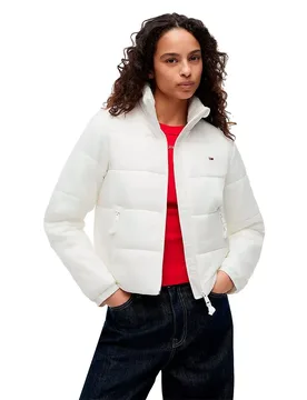 Veste Matelassée Dw0dw23487 Ecru XS - Tommy Jeans - FashionsVida