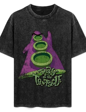 Day of the Tentacle (Distressed) T-Shirt Casual Trendy Streetwear Tee Shirt - Aliexpress - FashionsVida