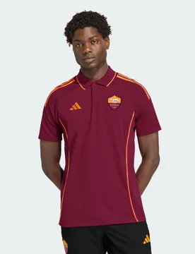 As Roma Tiro24 Sweat Tee Youth XS Legacy Burgundy - Adidas - FashionsVida
