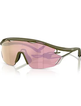 Lunettes De Soleil 0q74002 Matte Army Dark Brown Mirror Rose Gold/CAT2 Homme