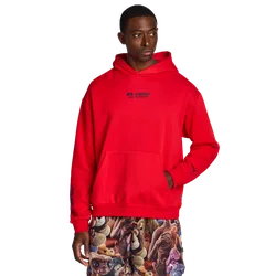 E.t. Herren Kapuzenpullover - Rot - Größe M - Baumwoll-Fleece Red M
