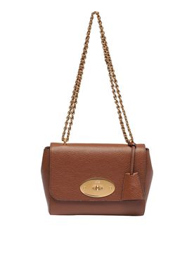 Borsa in pelle con chiusura a girello