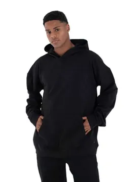 Felpa Con Cappuccio Bcnk8 Washed Black XL