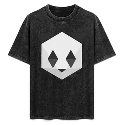 Panda honeycomb T-Shirt Trendy Casual Short Sleeve Shirt