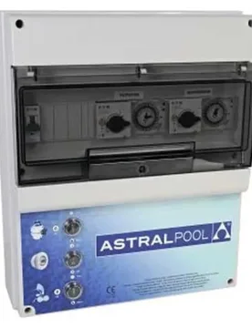 Type C + Type D Control Box Overload Protection For 2 Pumps And Control For 2 Underwater Light White / Black One Size unisex - Astralpool - FashionsVida