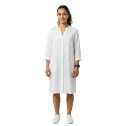 Sunny 3/4 Sleeve Dress White 2XL Women