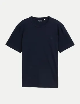 Basic T-Shirt Blau XXL - Tom Tailor Casual - FashionsVida