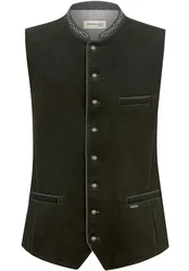 Trachtenweste Lorenzo (lorbeer, Gr. 46) von Classics für Herren, Oberteile, 100% Baumwolle