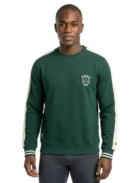 Sweat-shirt Athletic Club Enamel Green S - Superdry - FashionsVida