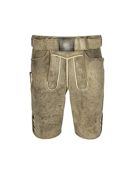 Pantaloni in pelle marrone chiaro 46 - Beckert - FashionsVida