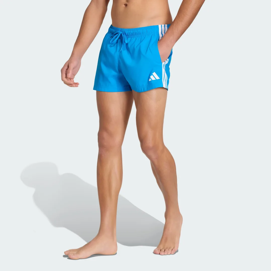 SHORT DA NUOTO 3 STRIPES 3 INCH S Bright Blue / White - Adidas - FashionsVida