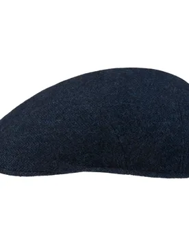 Finningley 5 Panel Flat Cap by - navy - Herren - Size: XXL (62-63 cm) - Stetson - FashionsVida