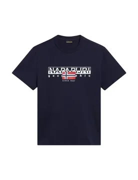 T-shirt à Manches Courtes Aylmer Dark Blue 2XL - Napapijri - FashionsVida