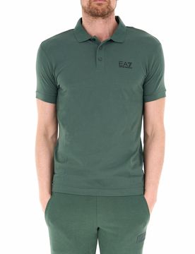 Polo in cotone VERDE BOTTIGLIA XXL