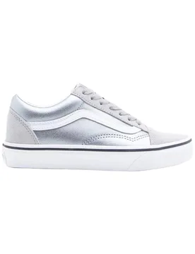 Chaussures de skate basses - Old Skool Metallic Silver - Taille 38,5 - Gris - Vans - FashionsVida