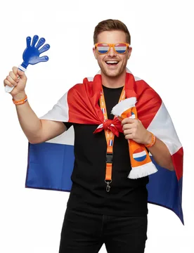 Fanartikel Set Niederlande 6 teiliges Holland Fanpaket in Orange - ESPA - FashionsVida